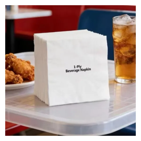 1-ply paper-PLA napkin, lunch