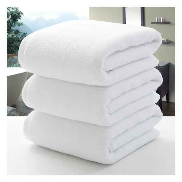 5-star hotel towel range, white, 4 coordinated sizes, view 2