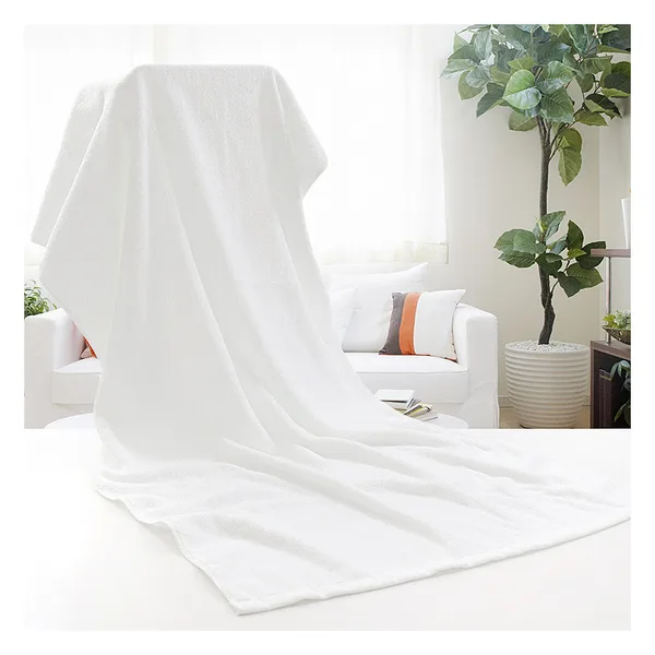 5-star hotel towel range, white, 4 coordinated sizes, view 3