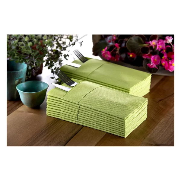 Airlaid cutlery pouch napkins, 4 shades, view 3