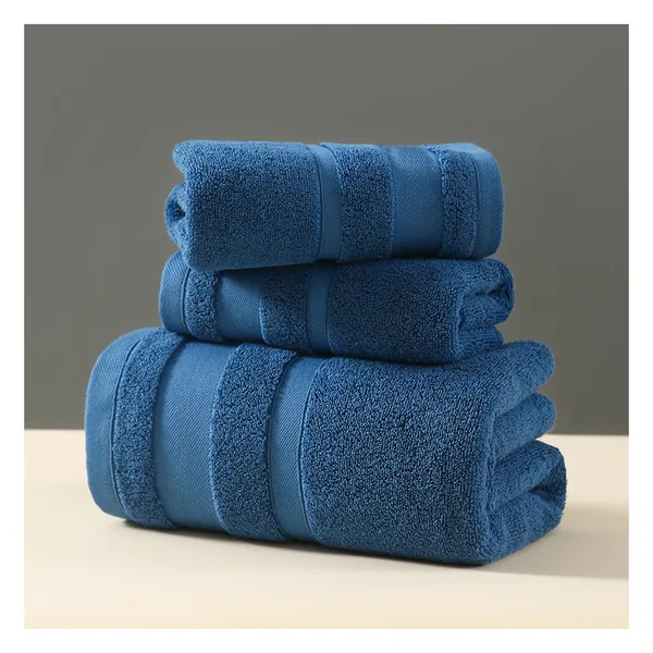 Colored bath towel 70×140, cotton, logo embroidery, 9 colors, view 2