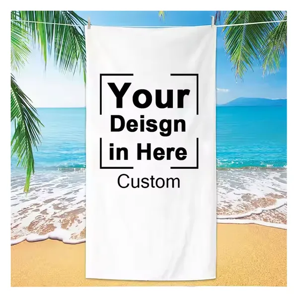 Double-sided beach towel, two-side print, view 2