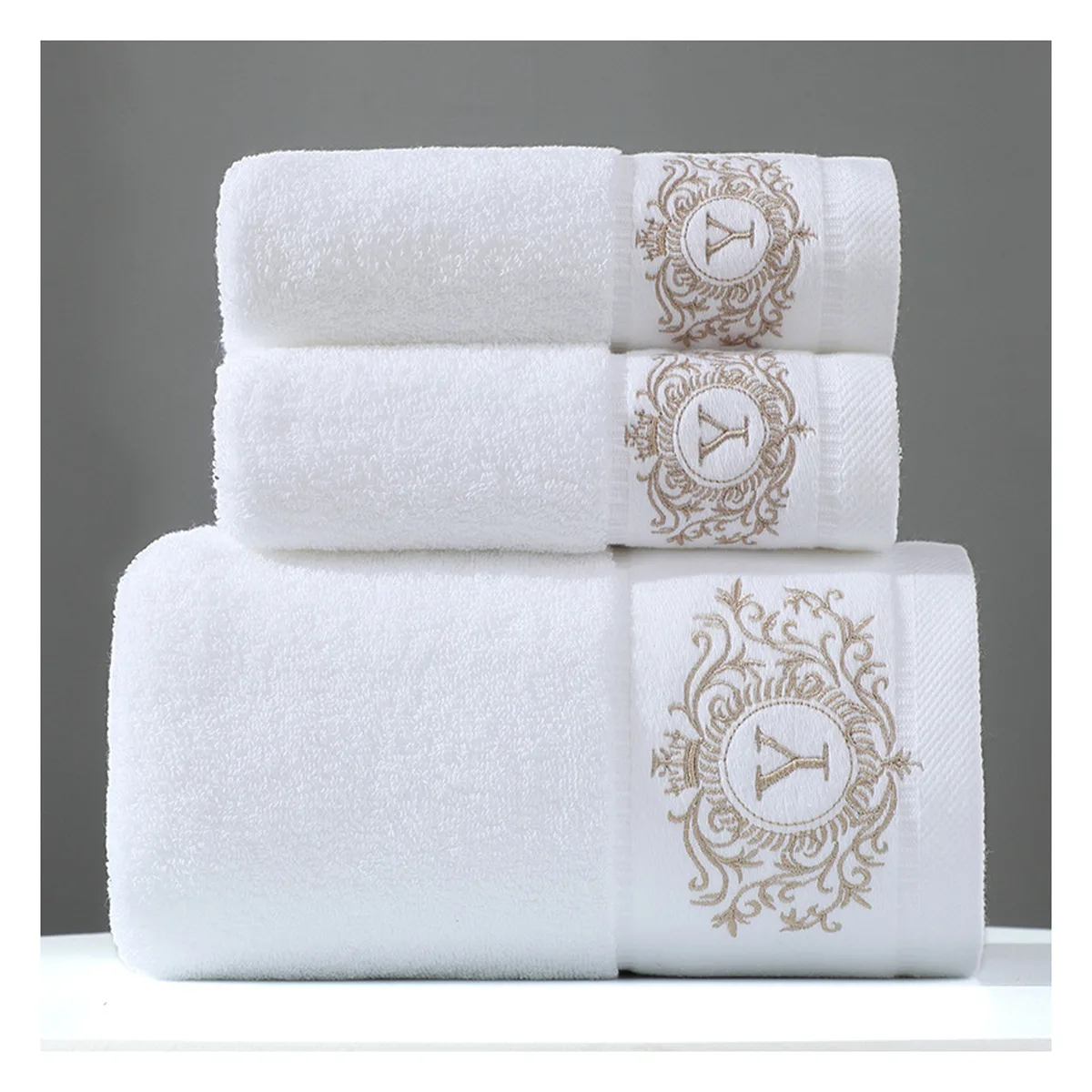 Hand towel 35×75, cotton 300-500 gsm, embroiderable