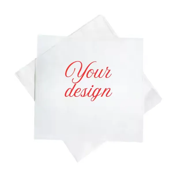 FSC printed napkins 25×25, 1/4 fold, from 600 units, view 3