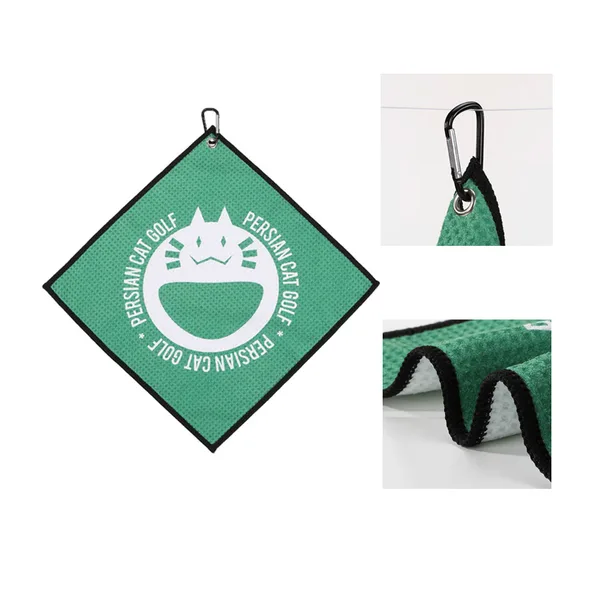 Hook-and-loop waffle golf towel 35×75, 11 colors, view 2