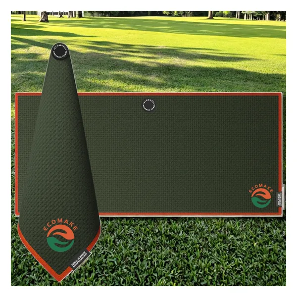 Magnetic caddy golf towel 40×40, 380 gsm, view 2