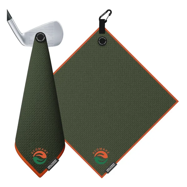 Magnetic caddy golf towel 40×40, 380 gsm