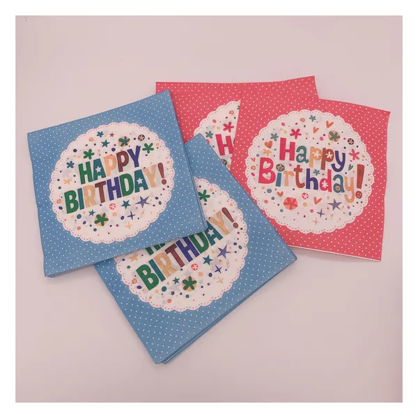 Printed napkins 33×33, from 300 units, view 2