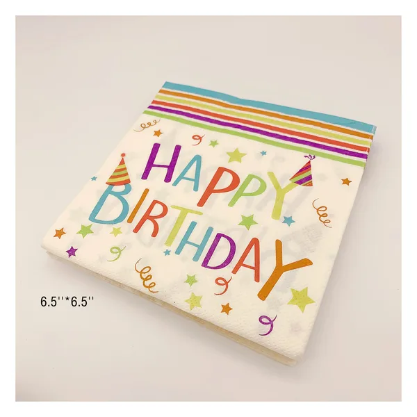 Printed napkins 33×33, from 300 units