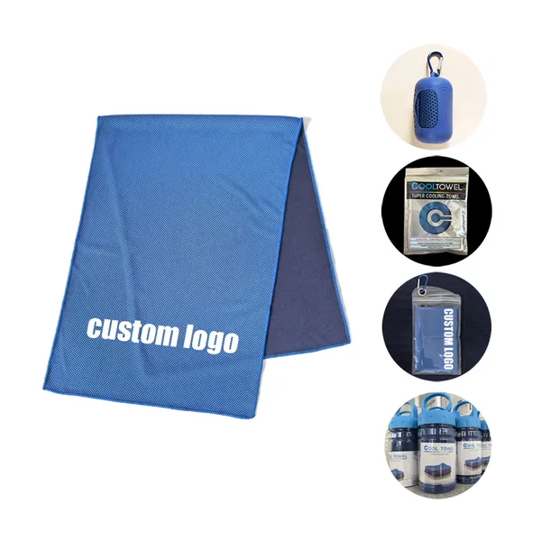 Sublimated cooling towel, 30×80 and 30×100, view 3