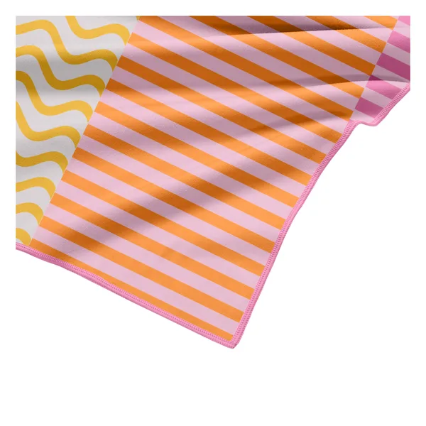 Sublimated microfiber beach towel, stripes, 40×80 to 80×160, view 2
