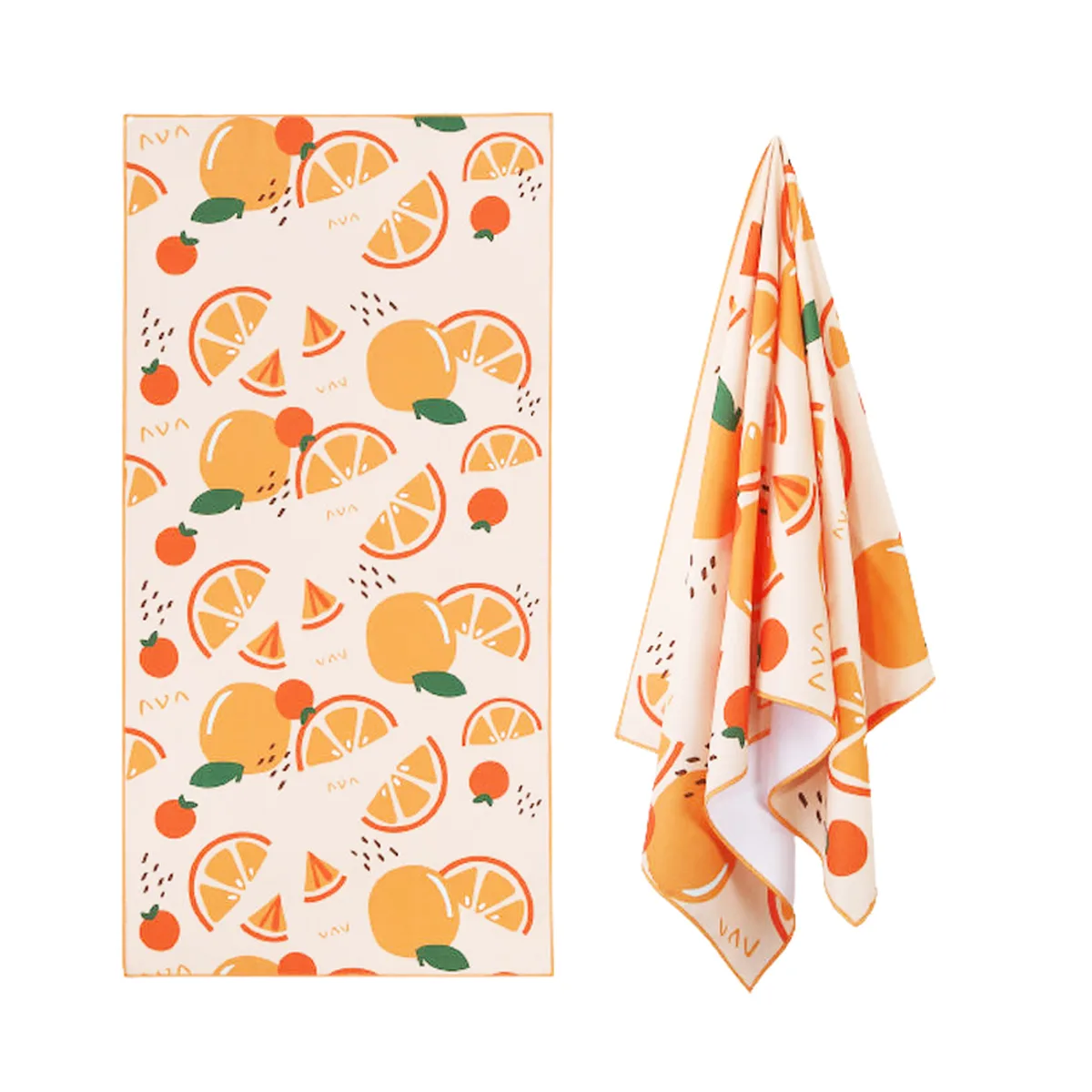 Sublimated polyester beach towel, 70×140 to 80×160