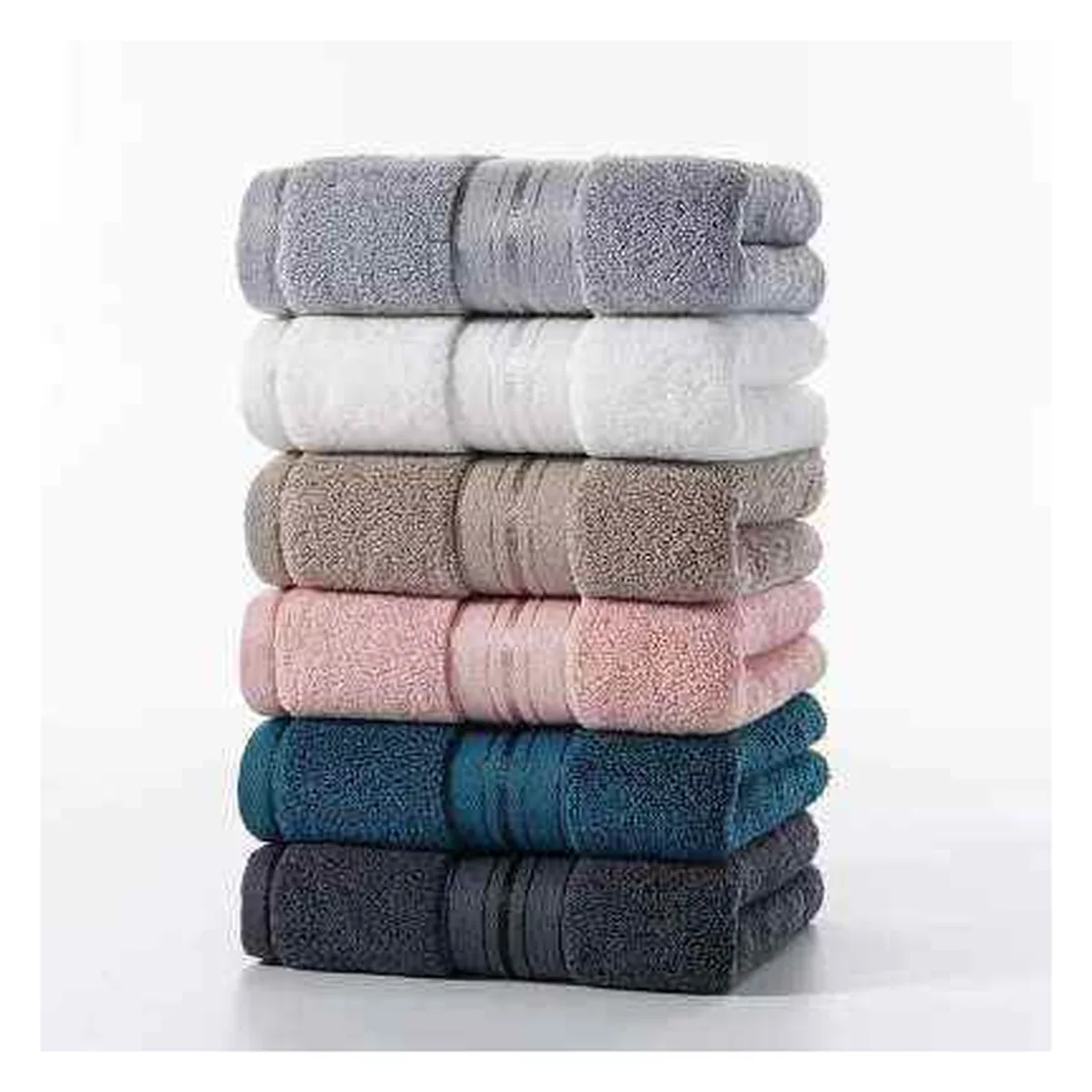 Terry towel 34×74, cotton 300-450 gsm, 7 colors