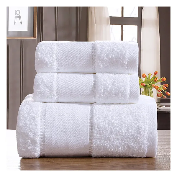 Bath towel 70×140, cotton 600 gsm, white